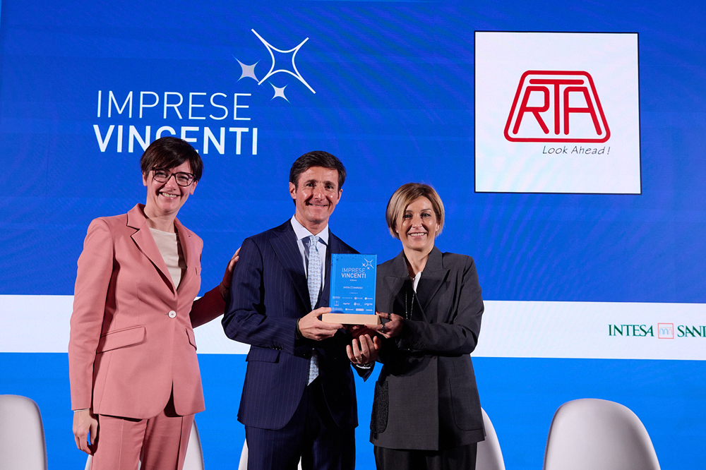 RTA premiata tra le Imprese Vincenti di Intesa Sanpaolo