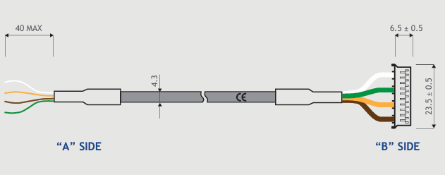 MOTORKABEL RH 2MT