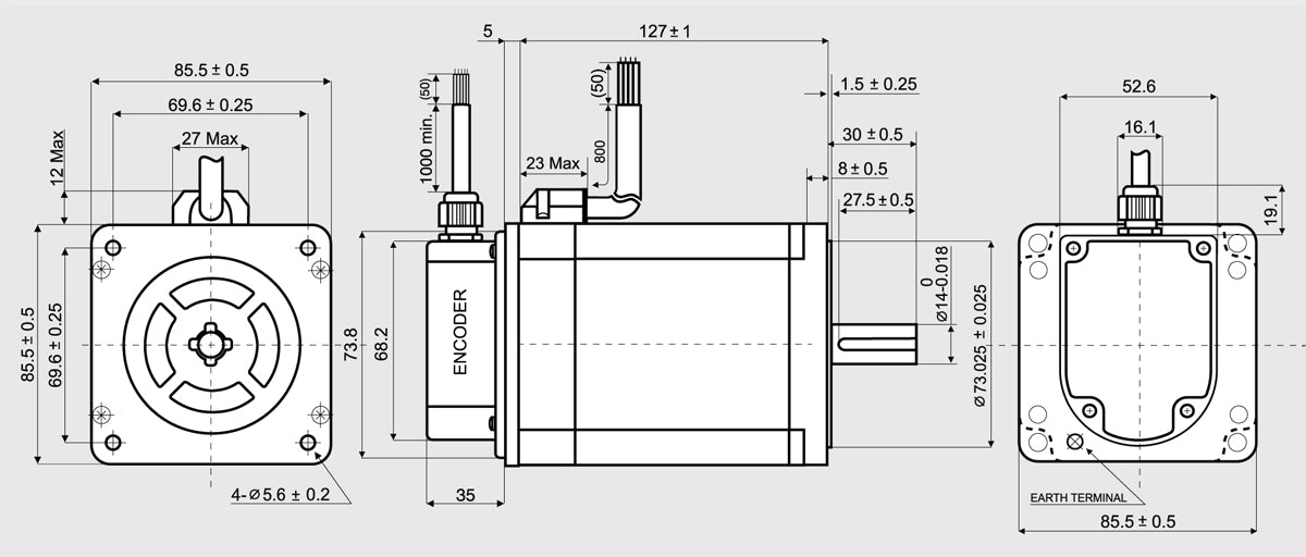 MOTOR ENC EM 3F3M-14D0